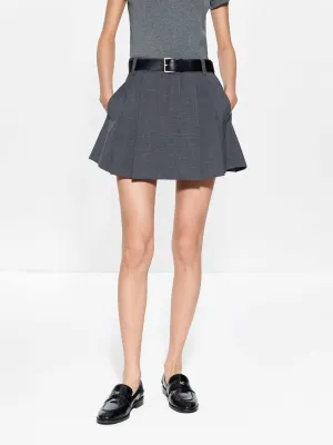 Performance Fashion Pleated A-Line Mini Skirt
