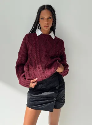 Laidback Feel Koster Quilted Skirt Black