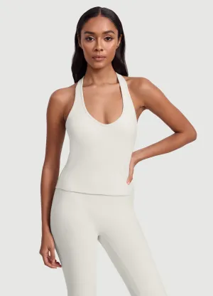 Comfort Fit Open Back Halter Tank Top