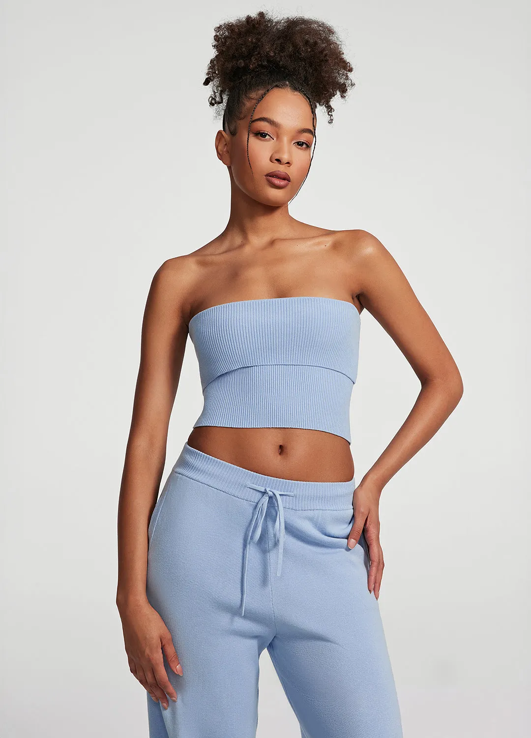 ZeroWaste Construction Chunky Knit Crop Top