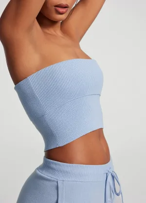 Chunky Knit Crop Top Smooth Interior Lining