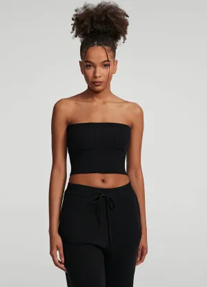 Abrasion Resistant Surface Chunky Knit Crop Top