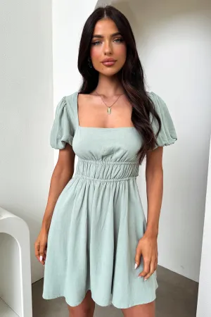 Vibrant Design Whitney Dress - Sage