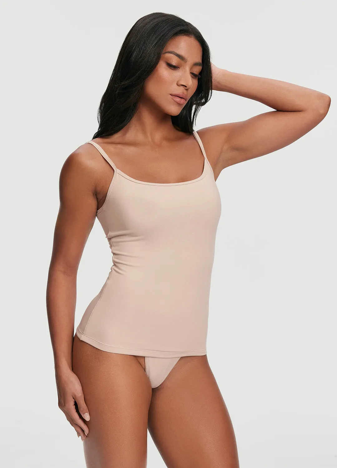 Thin Strap Tank Top Dynamic Tension Control Water Resistant Finish