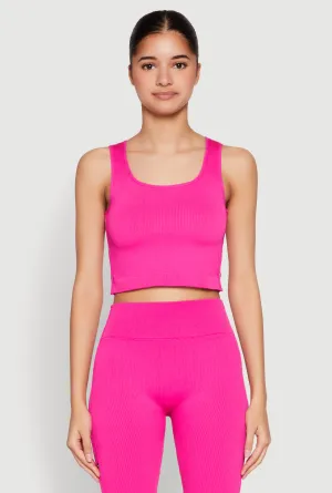 Grommet Side Cropped Tank Top Feedback - responsive Wrinkle resistant fabric