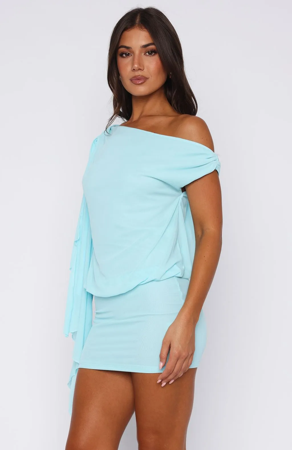 Sicilian Dreams Mini Dress Blue MoistureWickingTechnology ChafeFree Design