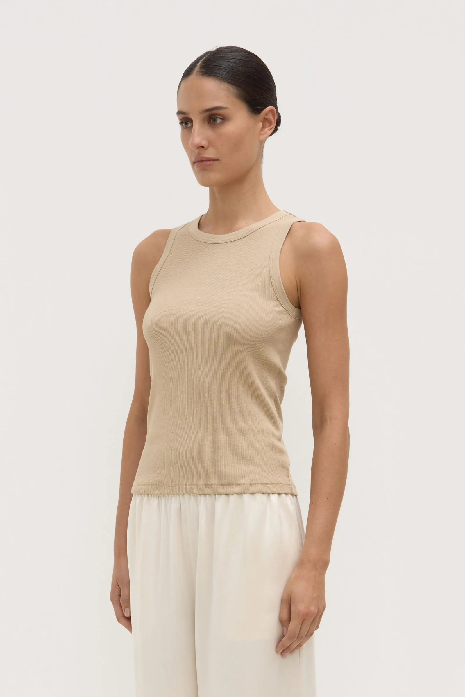 Nika Rib Tank Korean Fresh MoistureControl Lining