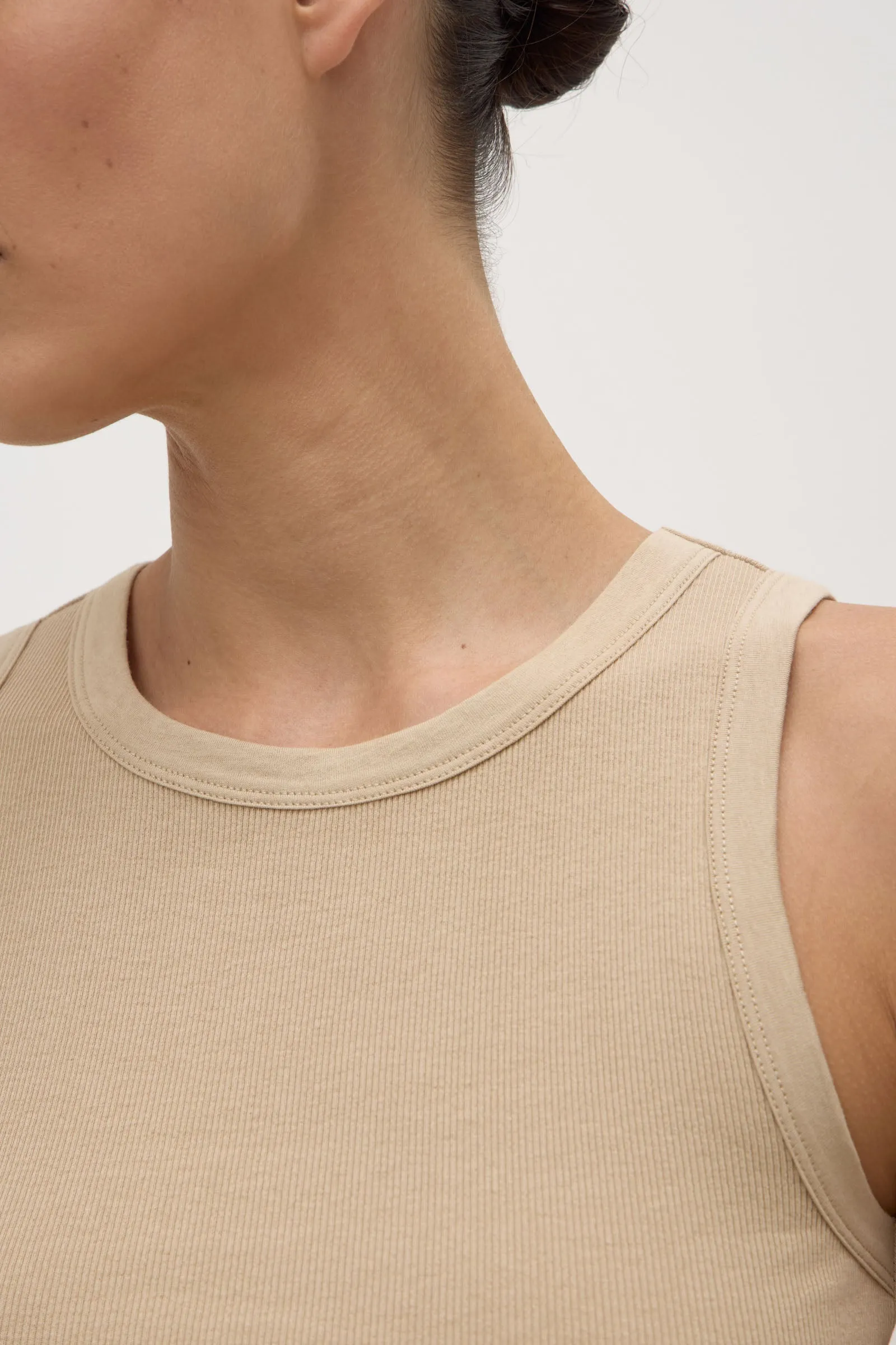 Nika Rib Tank Love Glow slow life