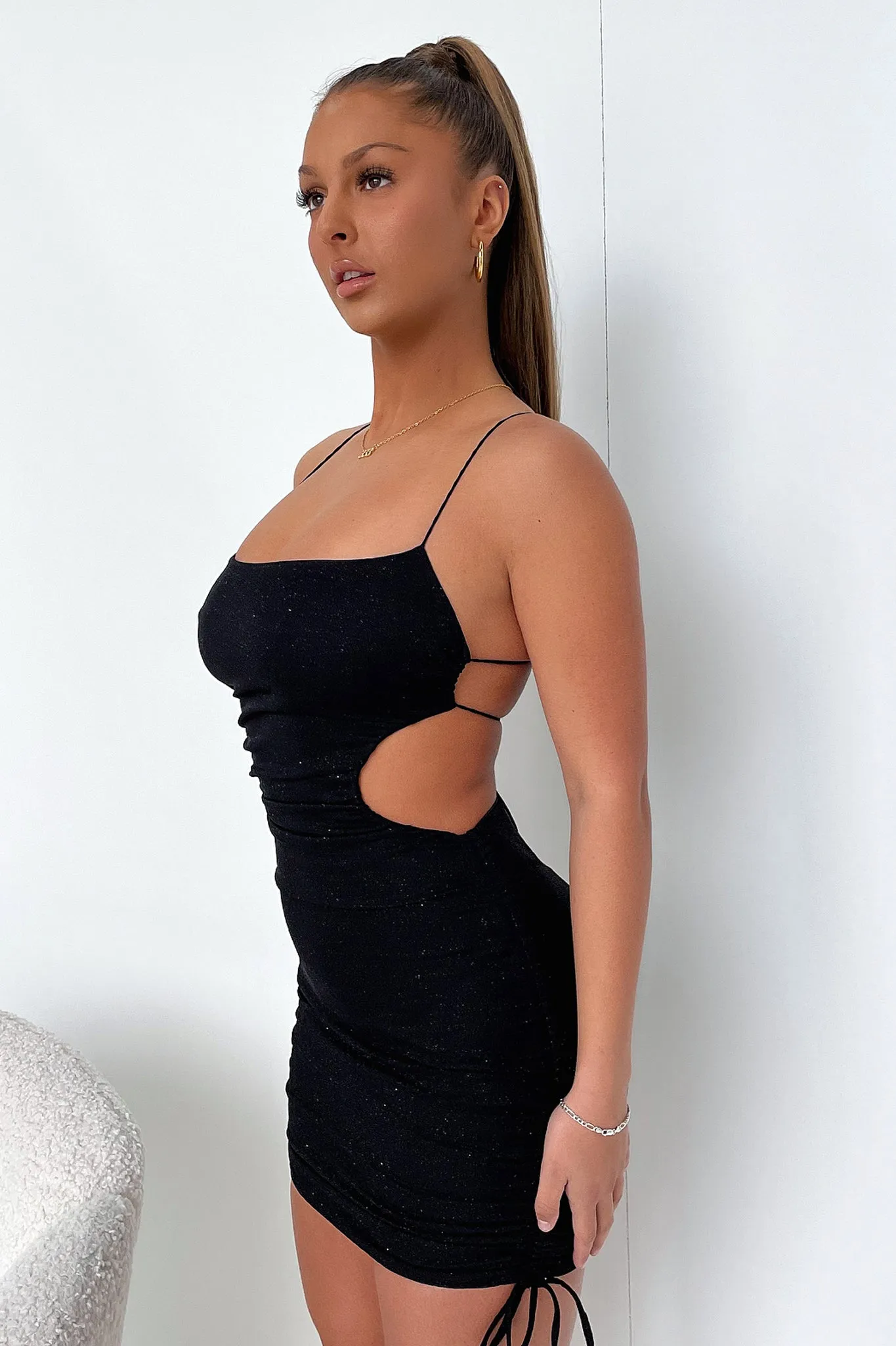 City Babe Stylish Wear Leesh Dress - Black
