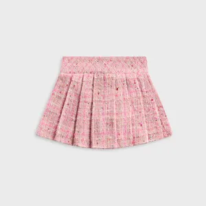 Artisanal Craft Laidback Mood GUIZIO Floriane Mini Skirt With Shorts - Pink