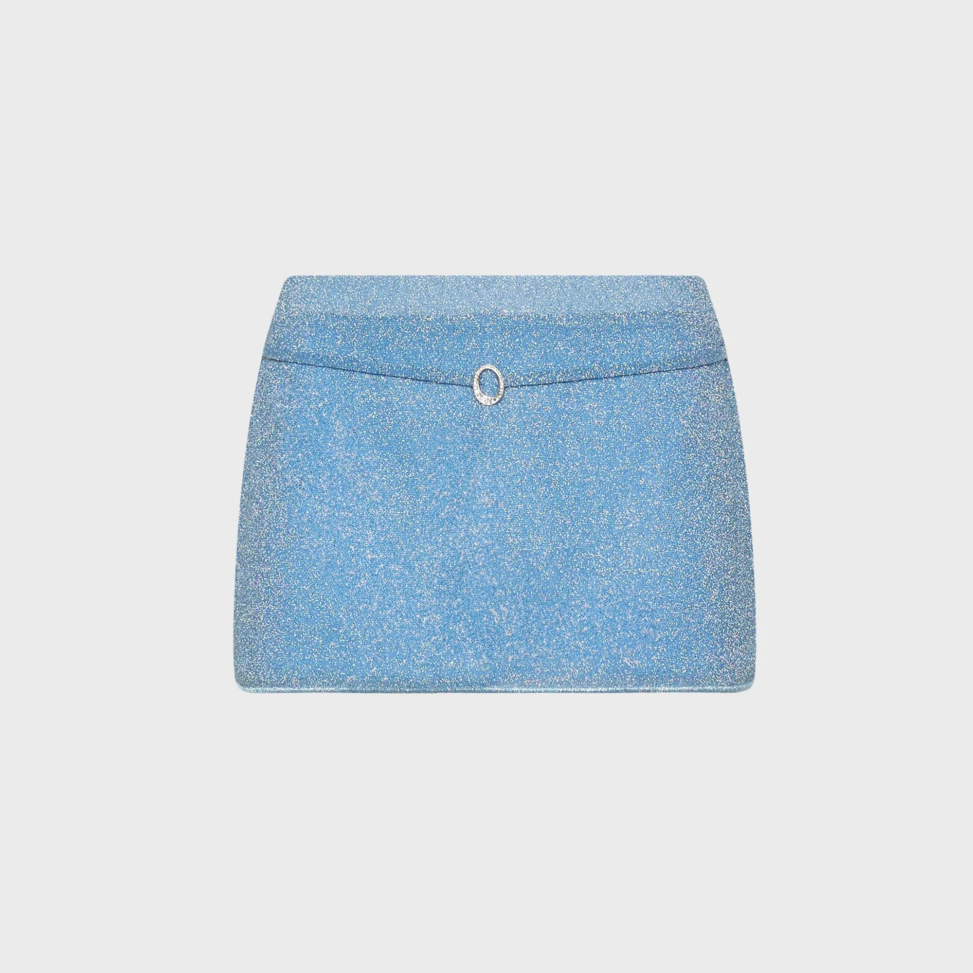 Elegant Look Oseree Lumiere Mini Skirt - Crystal