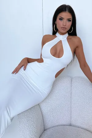 Gianna Maxi Dress - White Festival Glow