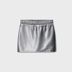 Gathered waist T by Alexander Wang Mini Skort - Black