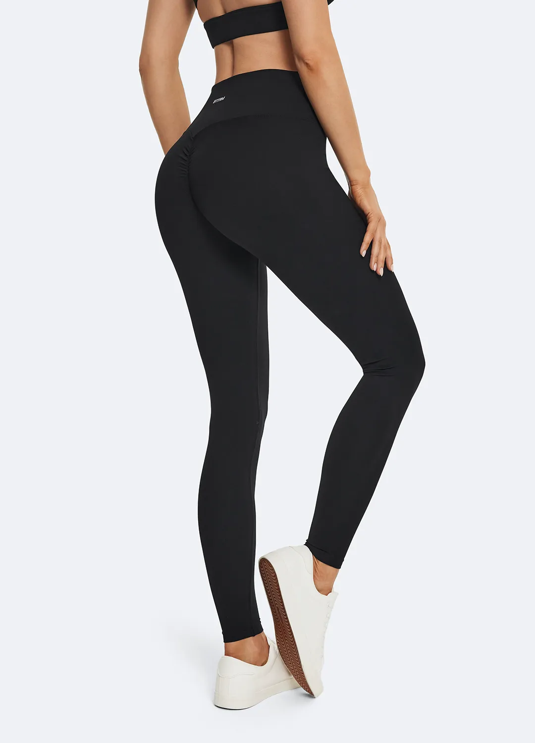 V-Cut Scrunch Leggings Snug Comfort