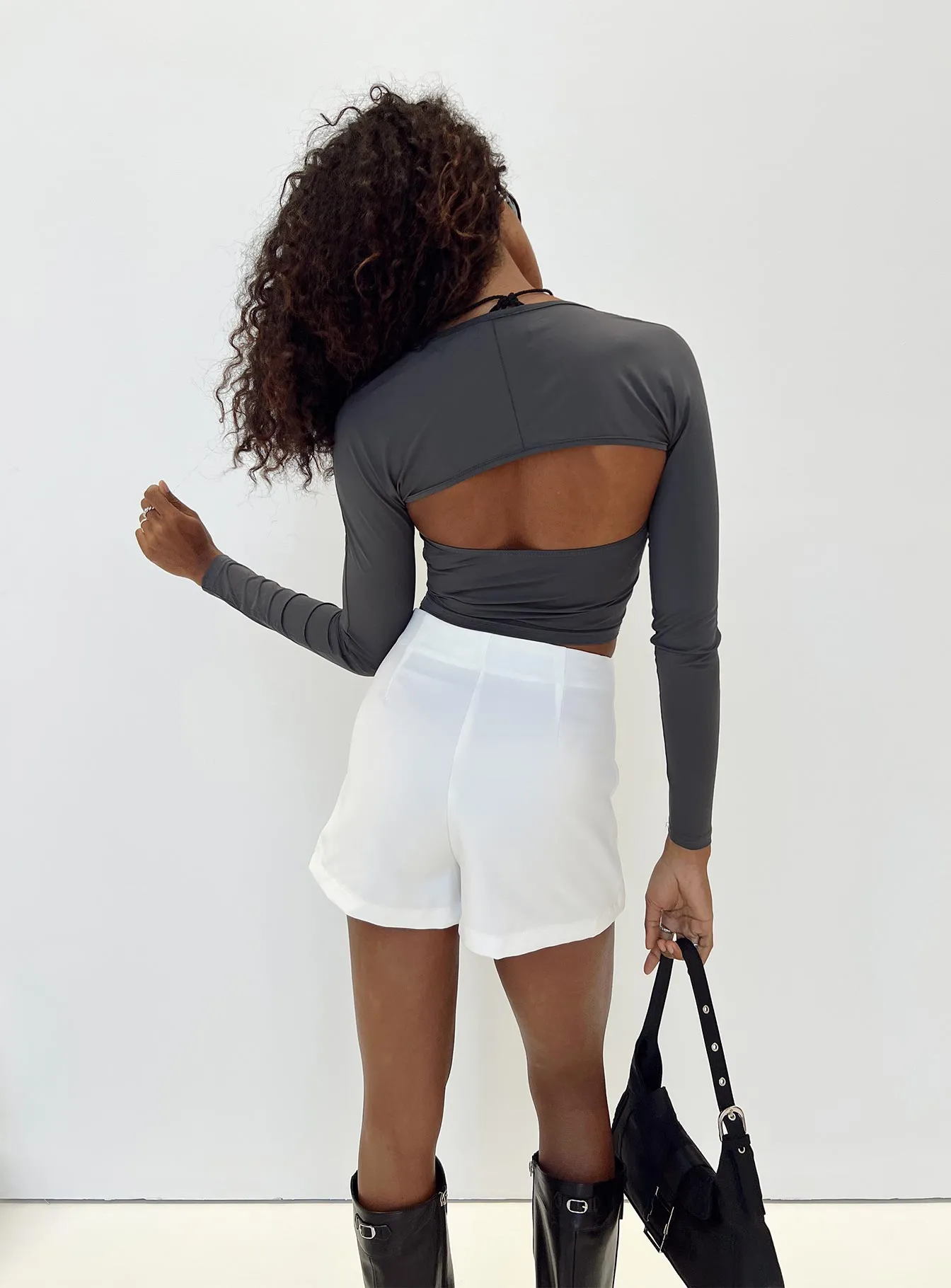 Lovett Skort White Double Layer Construction Reinforced Pockets