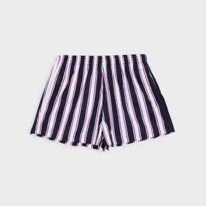 Mikoh Alki High Waisted Poplin Shorts - Cabana Stripe skiing outfit