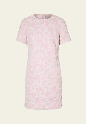 Embossed-effect Jacquard Dress ButterySoftTexture Beach Ease