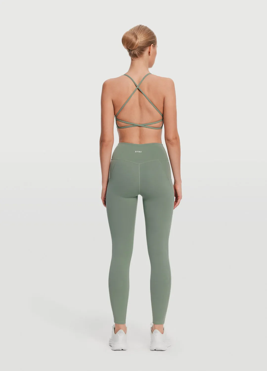 Side Pocket Leggings Motion Ready Breathable Fabric Maternity Wear