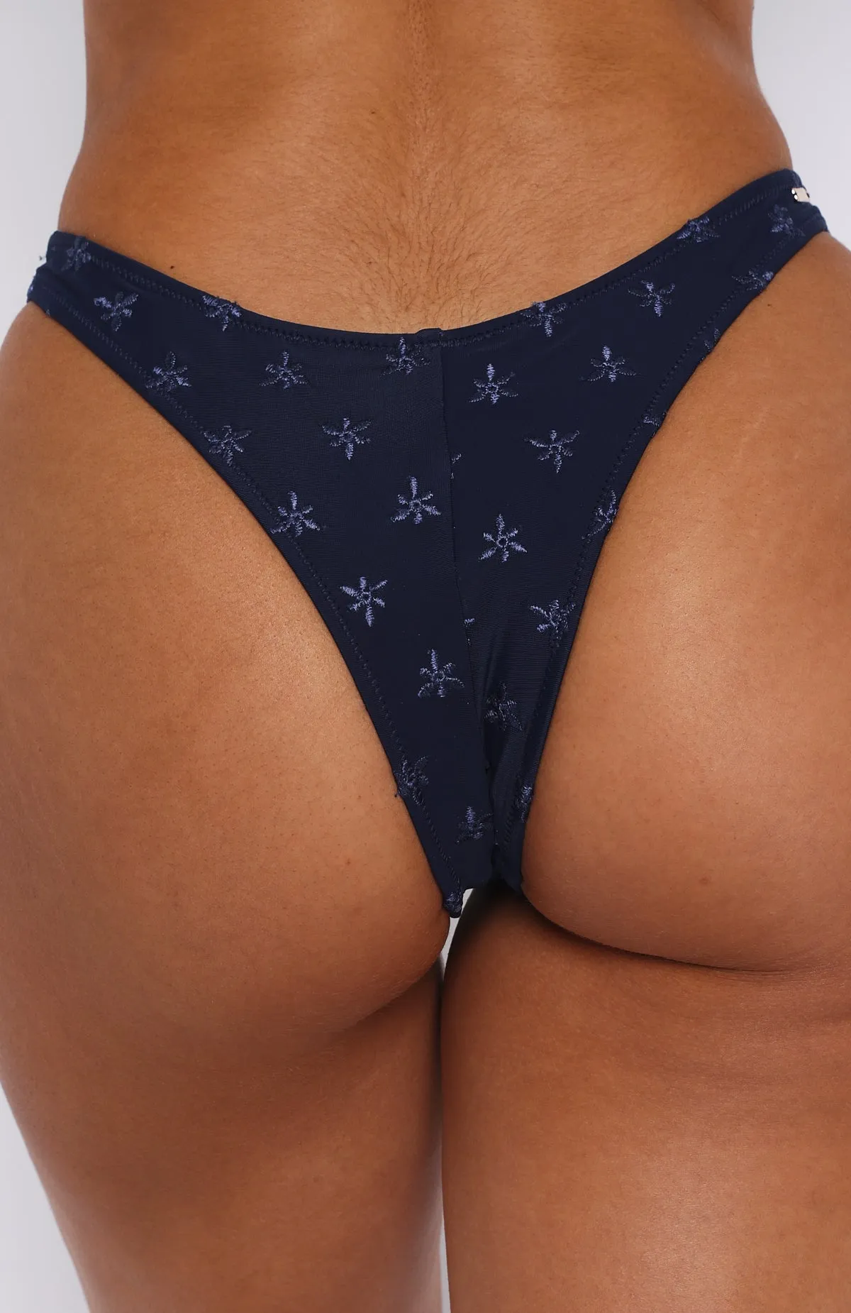 Turquoise Bay Bottoms Navy ElasticFree Cuffs