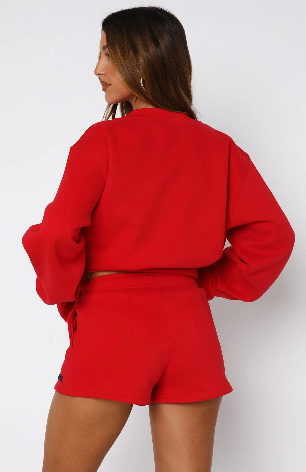 Give It A Try Lounge Shorts Red Value for Money Casual Elegance