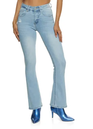 WAX Whiskered High Waist Boot Cut Jeans Mood Fit Sustainable Denim Production