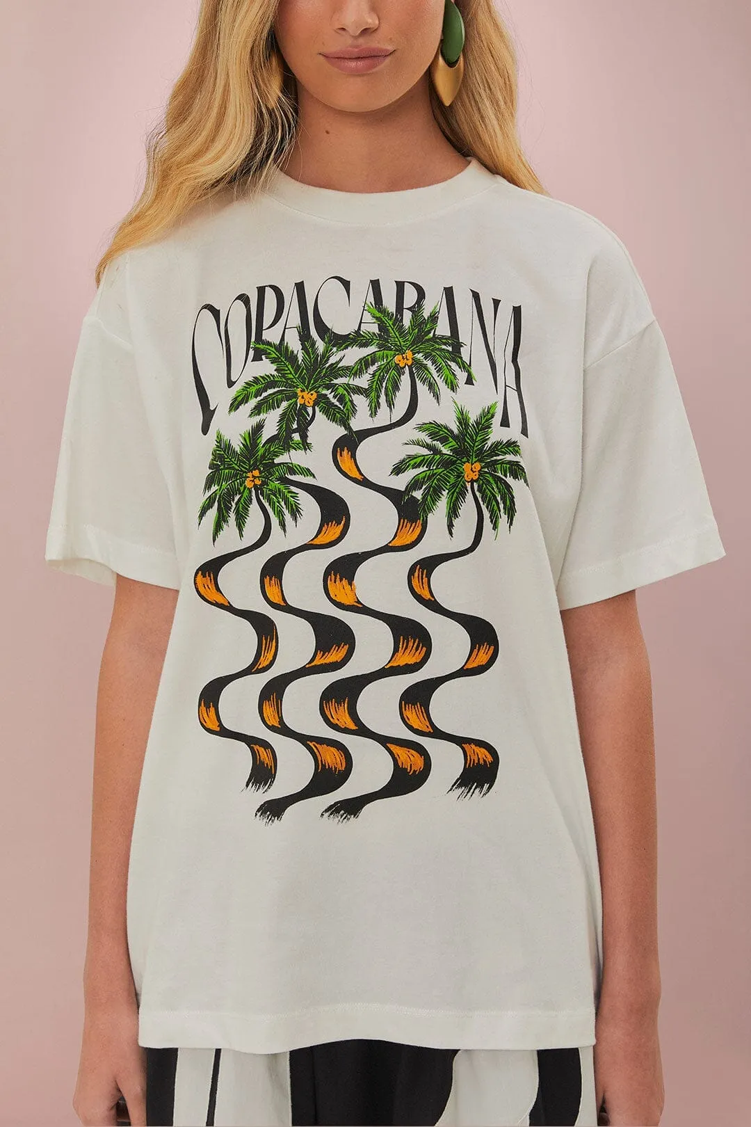Off-White Copacabana Relaxed Organic Cotton T-Shirt FrictionResistantEdges