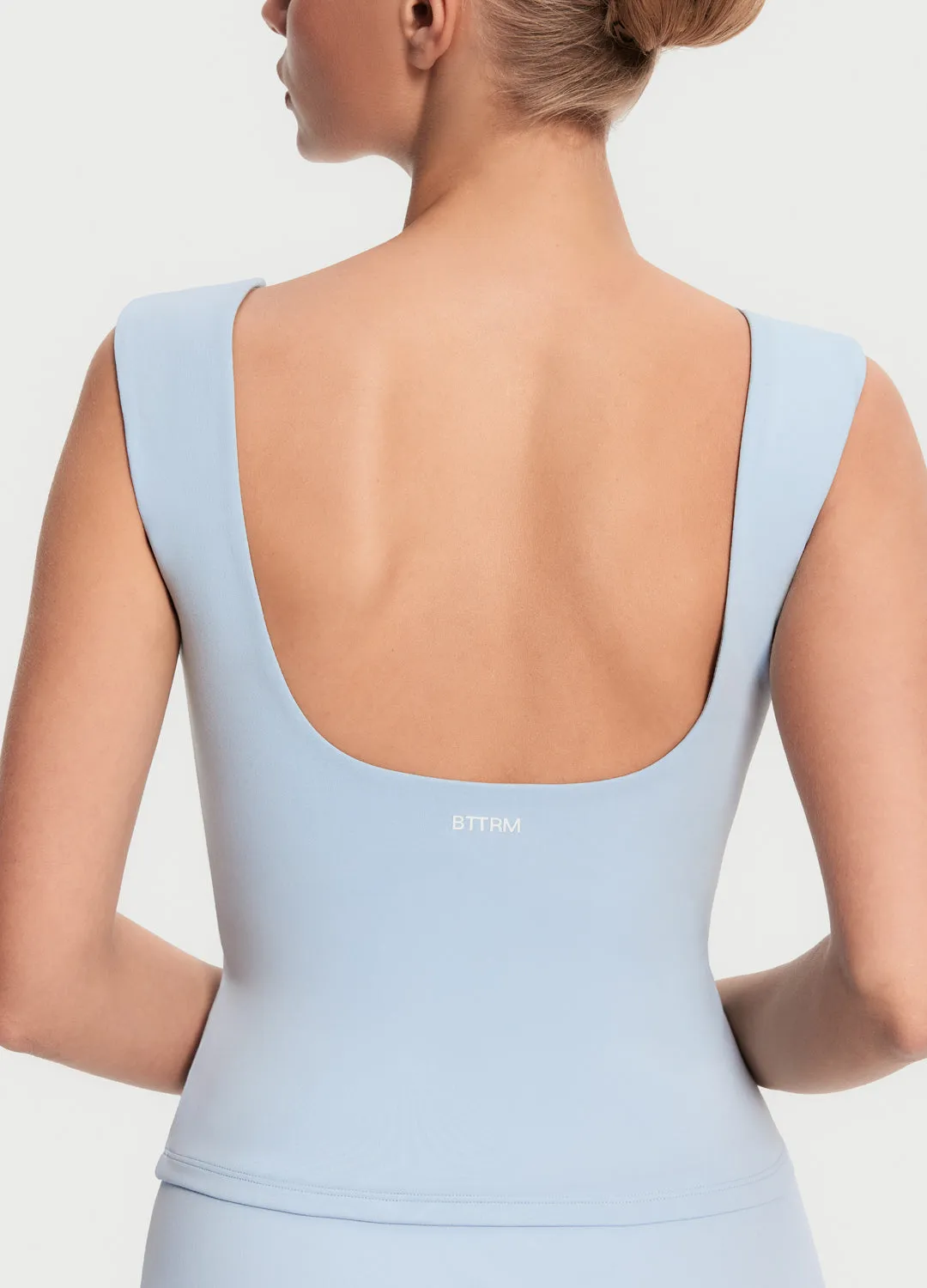 farmers Open Back V-Neck Top