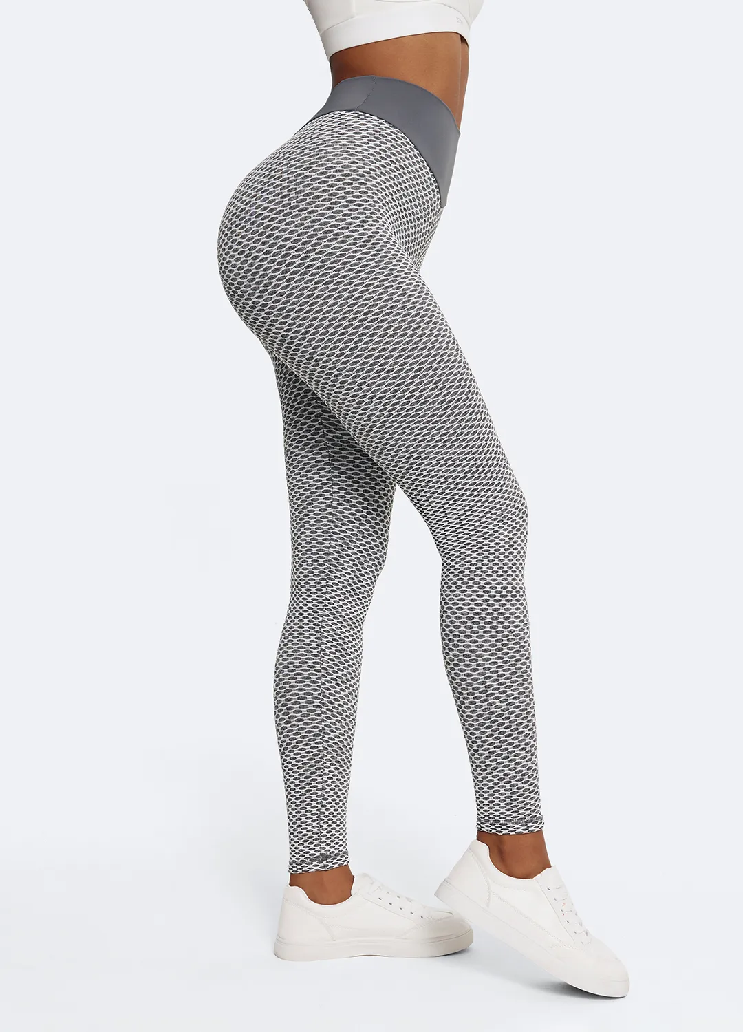 Textured Scrunch Leggings Active Lifestyle Durable Stitch