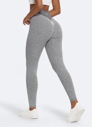Non See Travel Enthusiast For Teens Thermal Warm Textured Scrunch Leggings