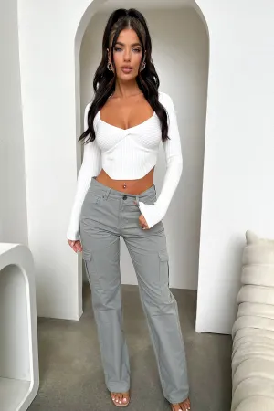 Gia Cargo Pants - Khaki Comfortable clothing