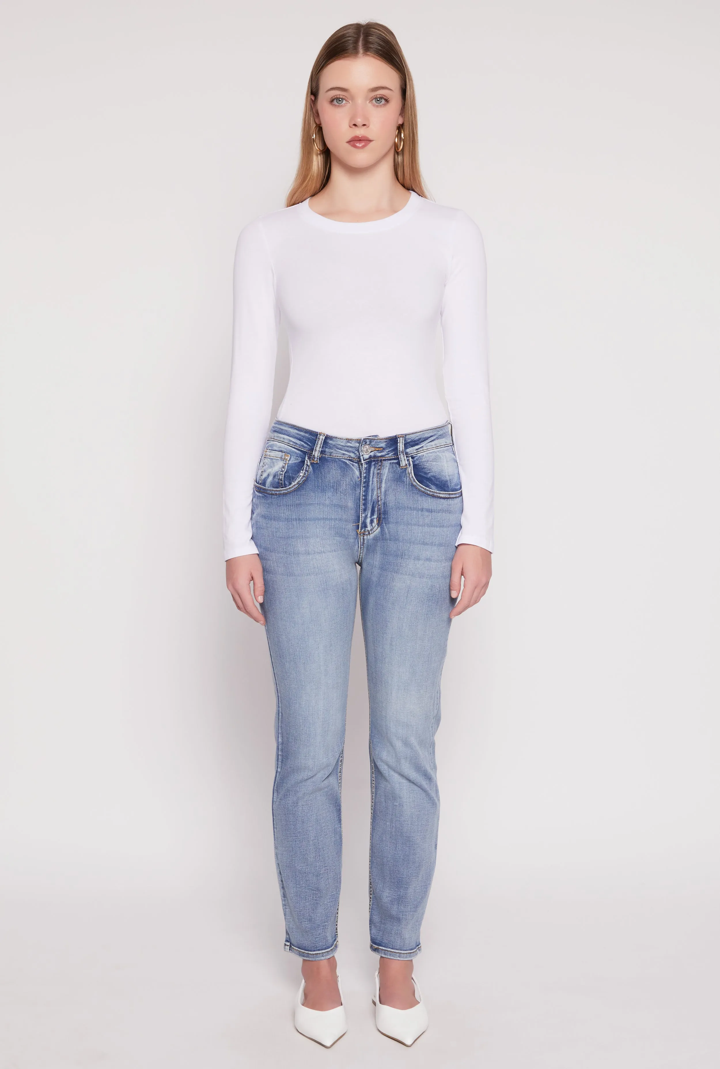 Vintage Lover Smooth Bold WAX Straight Leg Whiskered Jeans