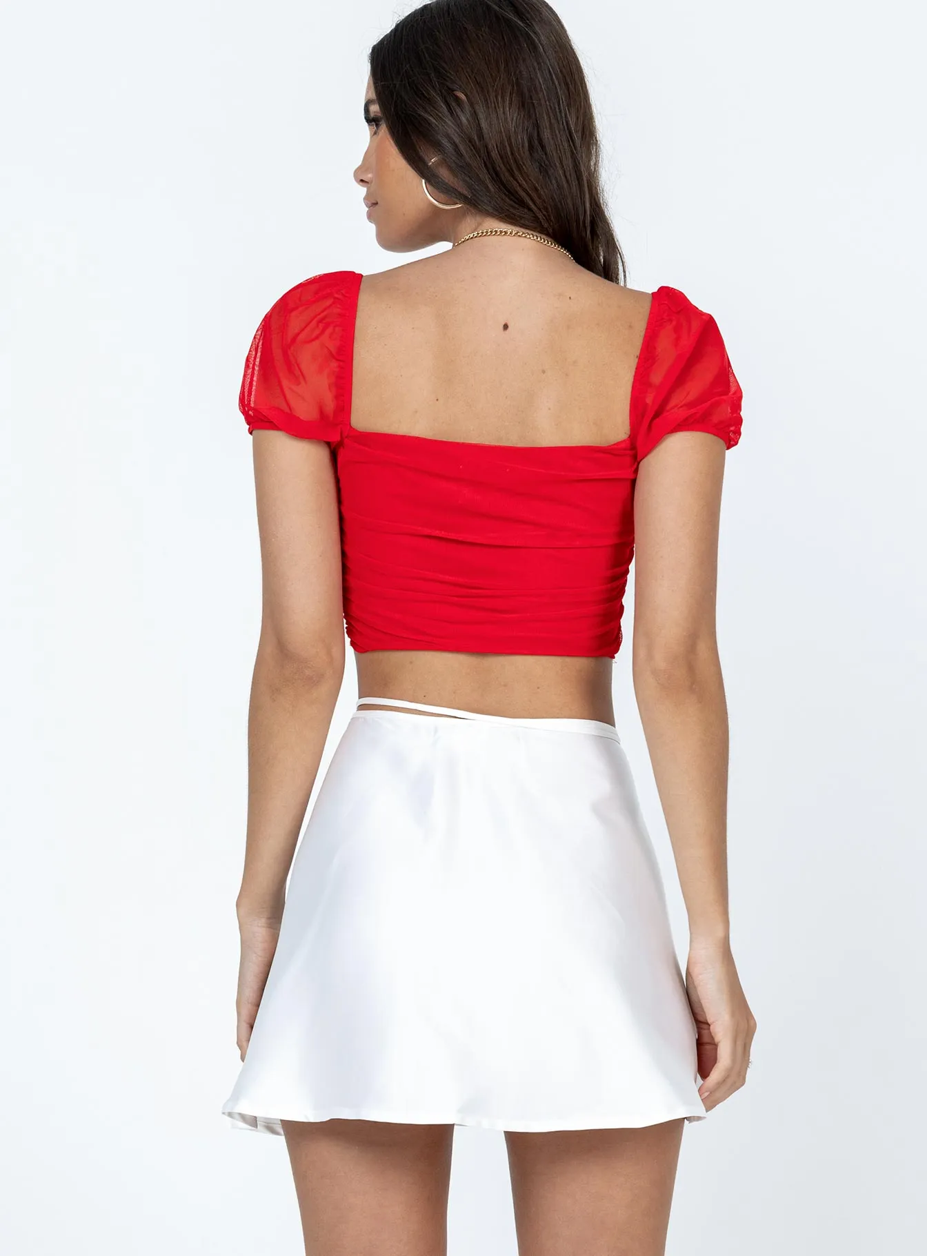 Skylar Mini Skirt White Limited Edition Outfit Lookbook