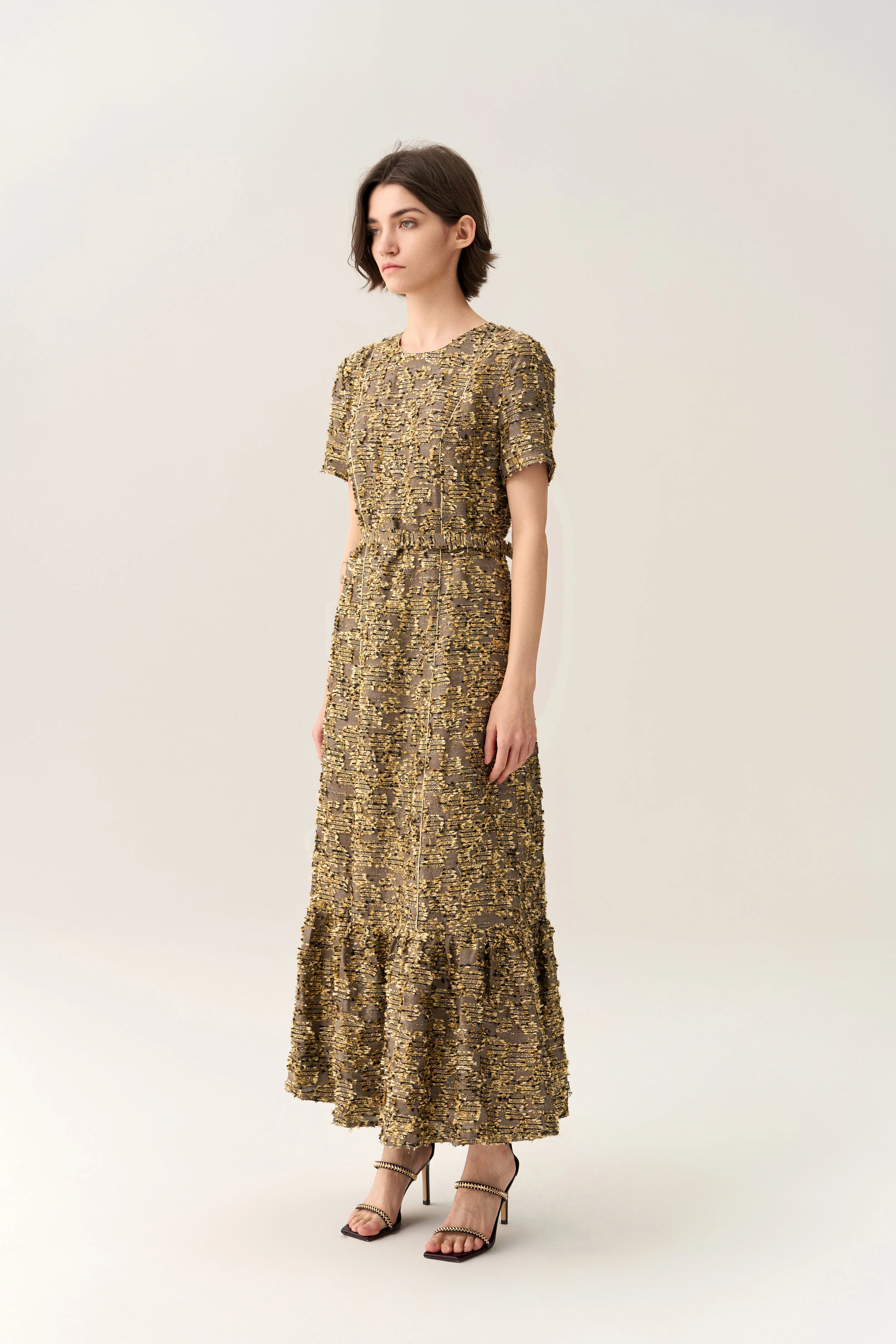 Fast Fit Prestige Jacquard Fishtail Dress