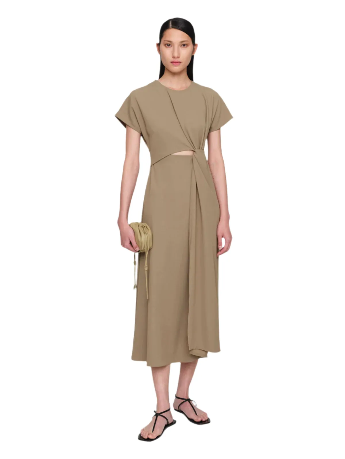 AntiPillingCloth Sepia Judith Tri Acetate Dress