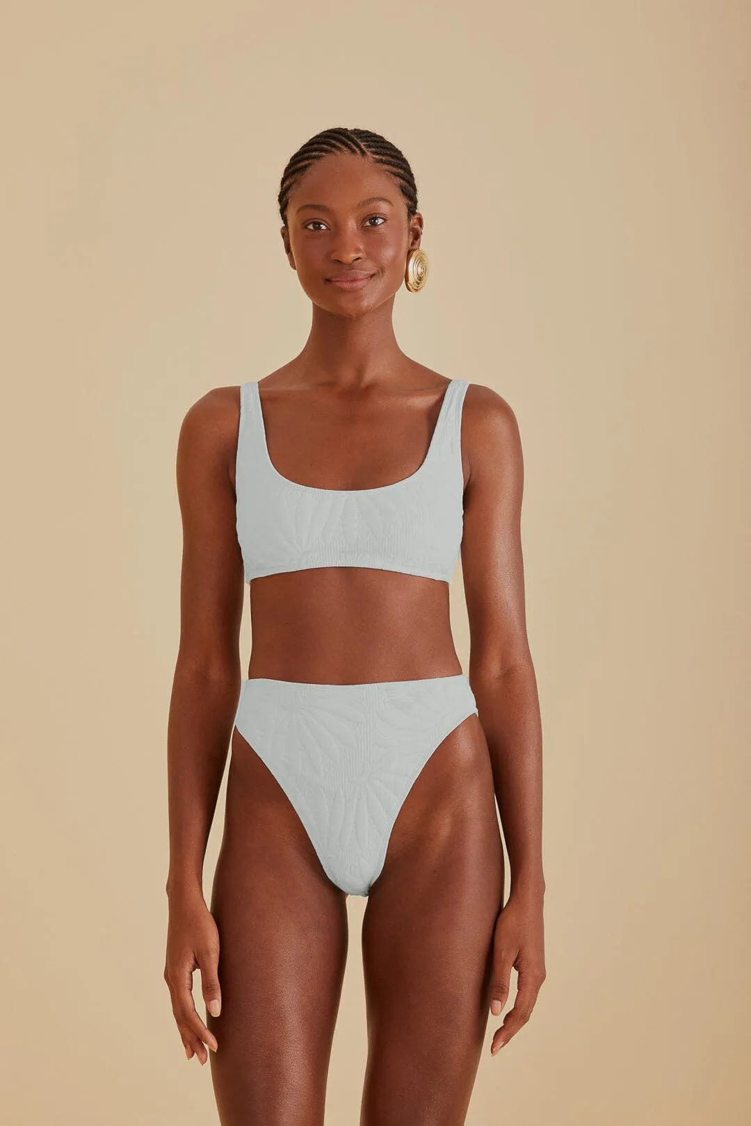Off-White Banana Matelasse Bikini Top Conscious Core