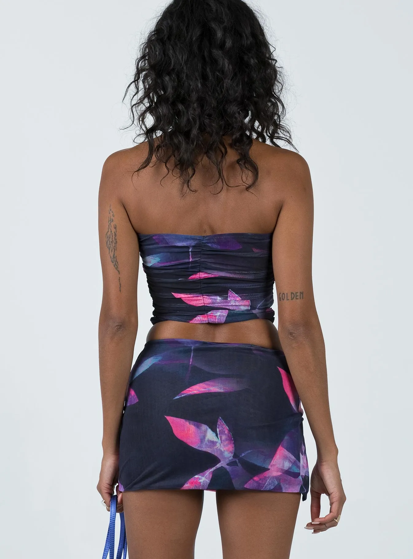 Simple Motion Soft Focus Tammin Mini Skirt Multi