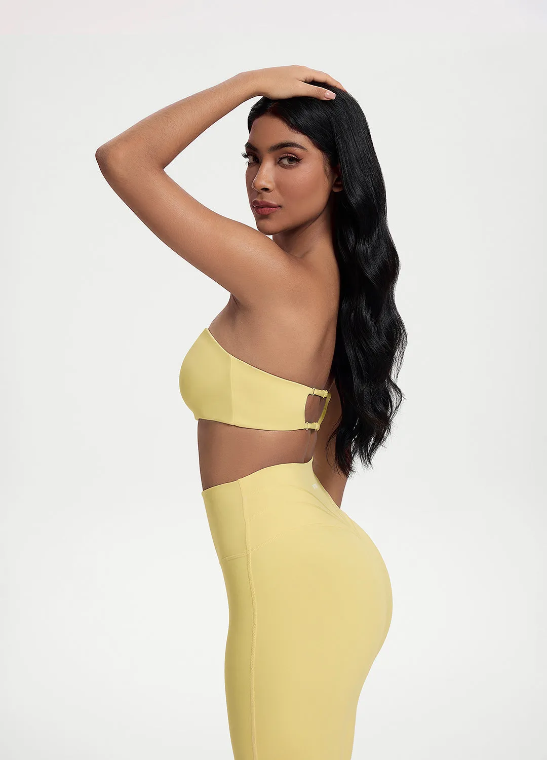 Back-Clasp Bandeau Top Thermal Insulation Tech Fitted Design