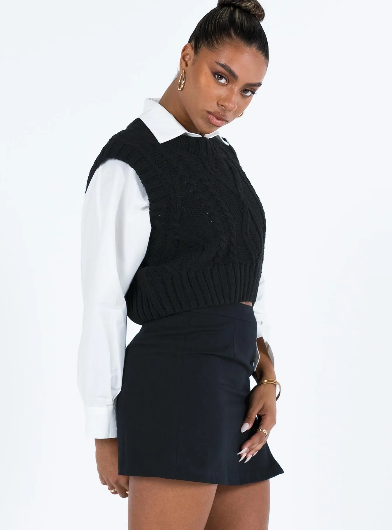 party look Lolita Mini Skirt Black