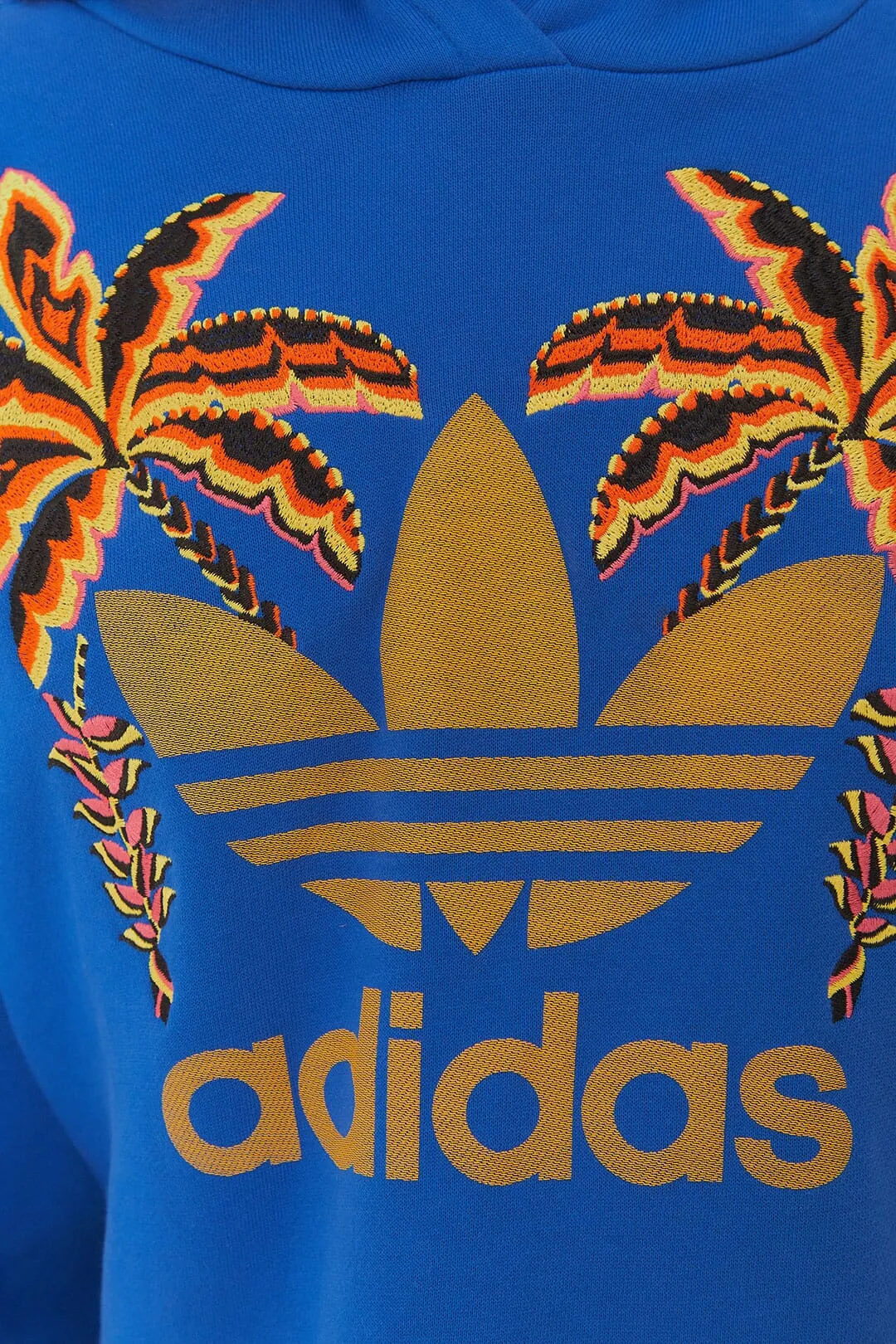 Blue Adidas Farm Rio T-Shirt Dress smooth zipper Joyful Mood