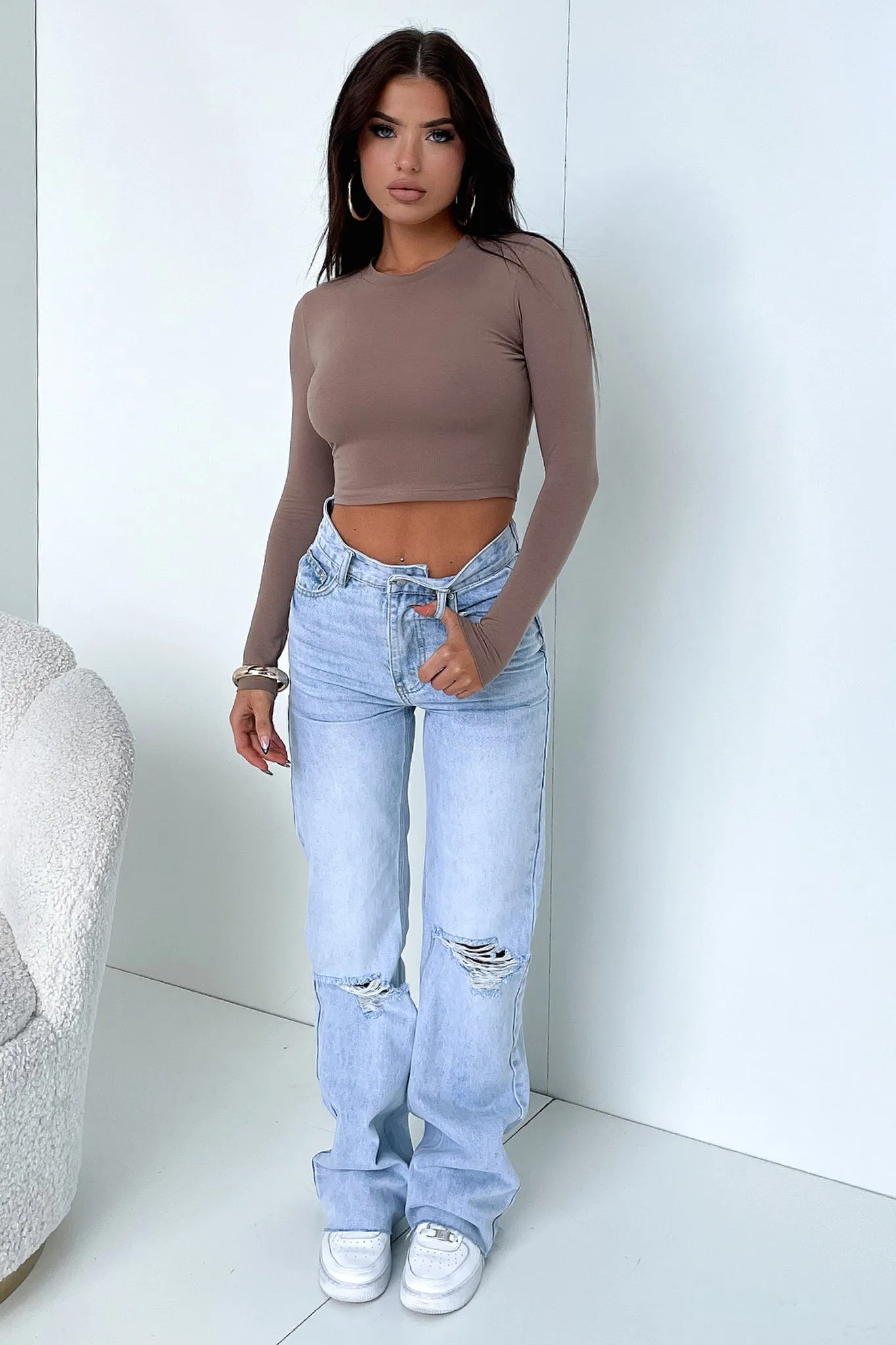 Party Look Weekend Warrior Lightweight Morning Stroll Eliza Denim Jeans - Blue