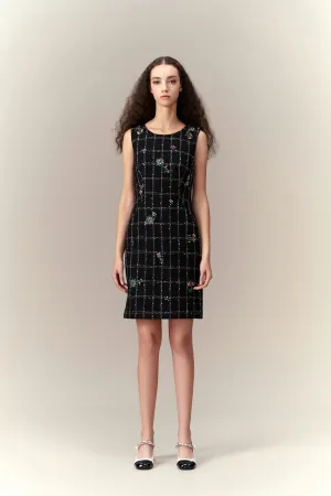 Embellished Sleeveless Dress Cool Glow