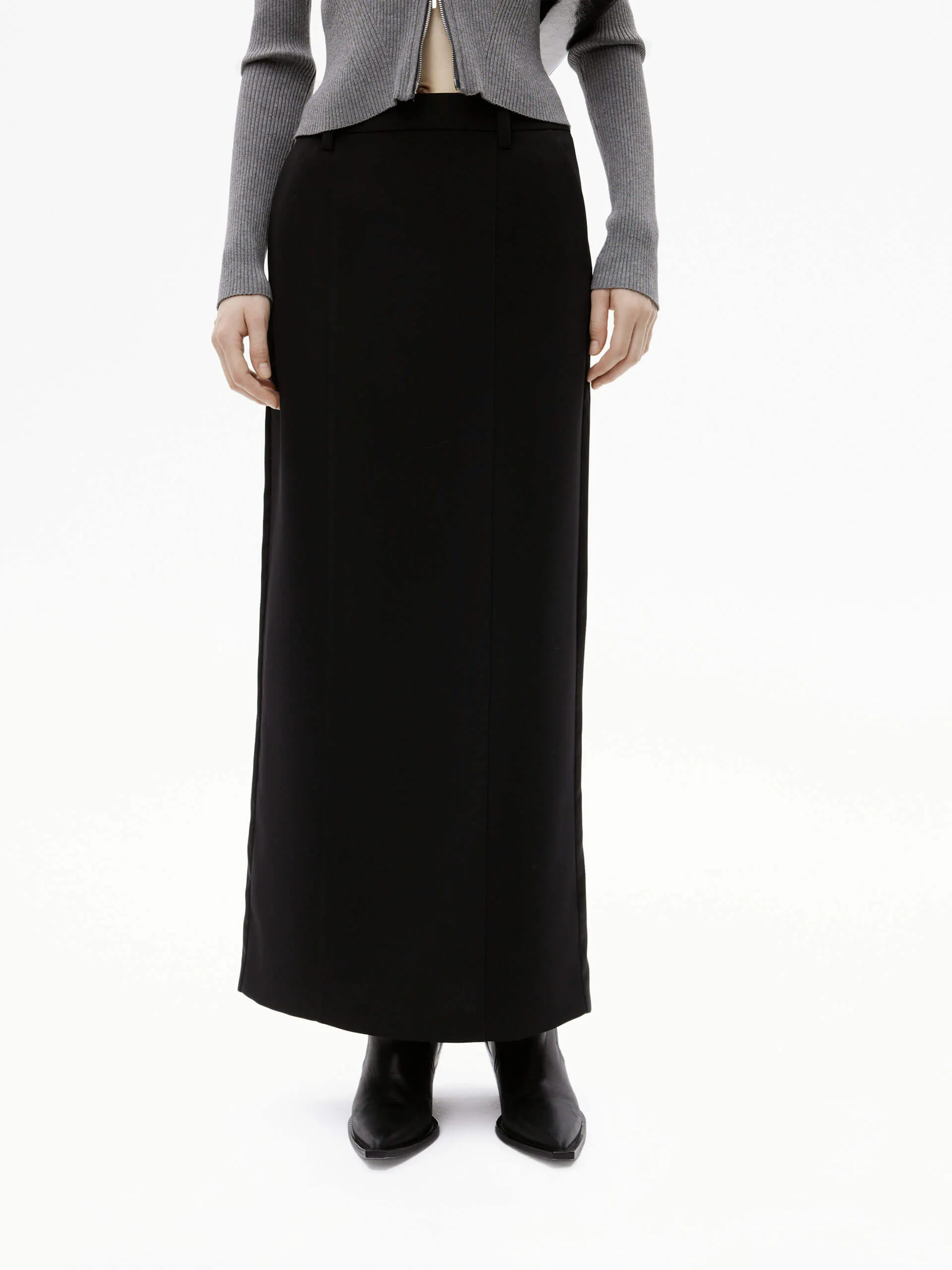 Summer Picnic Light Edge Straight Cut Maxi Skirt