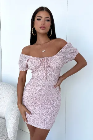 Alma Dress - Pink Floral Relaxed Design