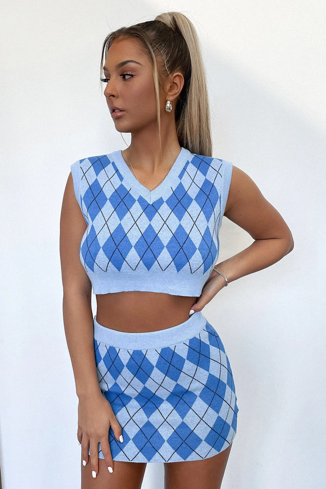 UV Protection Tina Mini Skirt - Blue