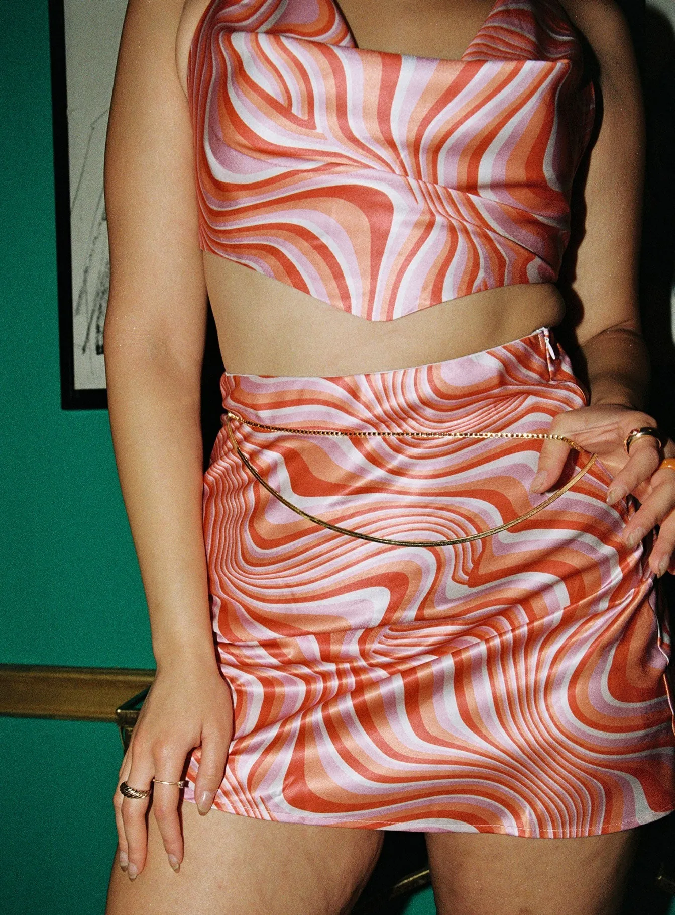 garden party Jada Mini Skirt Multi