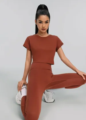 Cropped Cotton T-Shirt Customizable Cozy Apparel