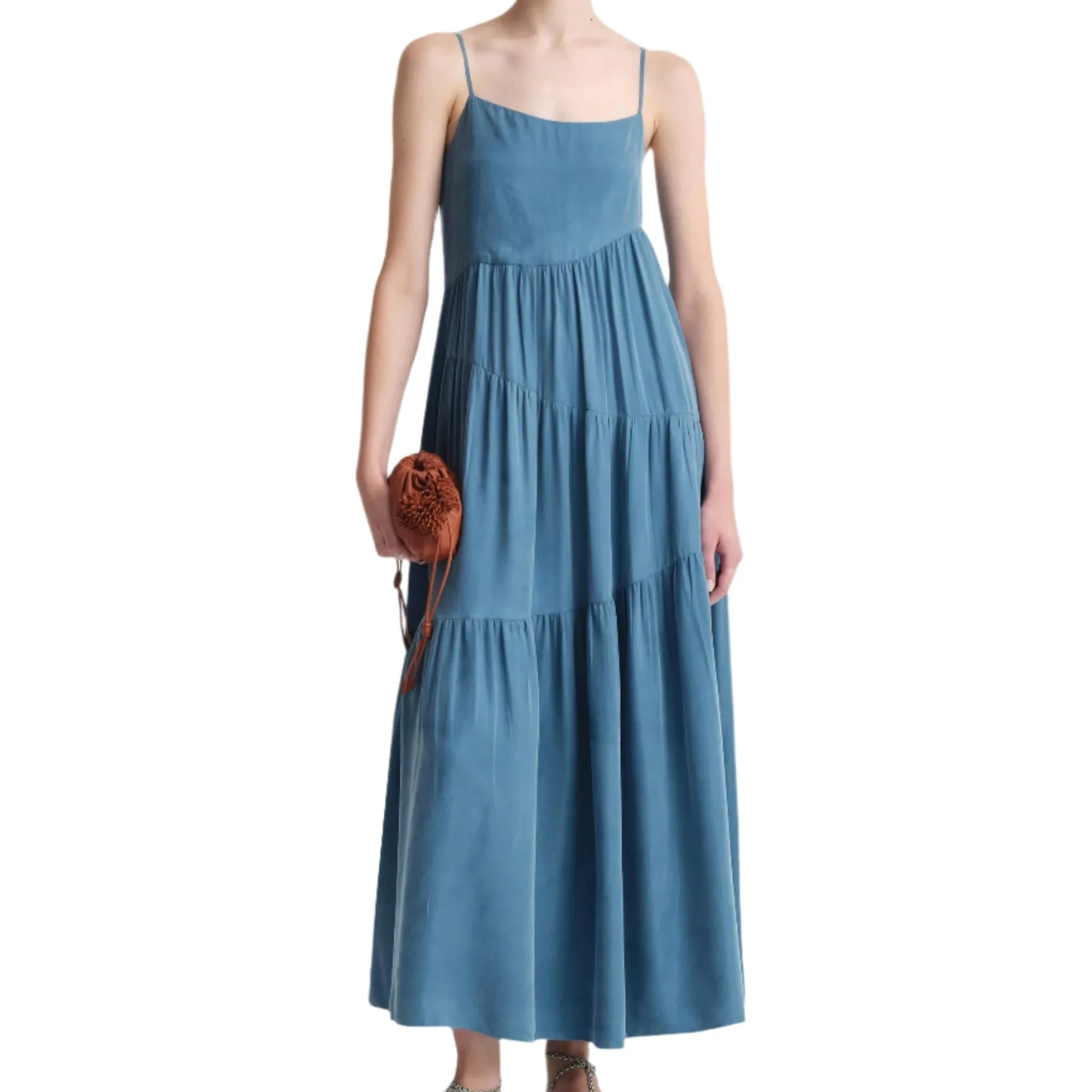 Rivera Cupro Maxi Dress ButterSoftKnit Elite Core