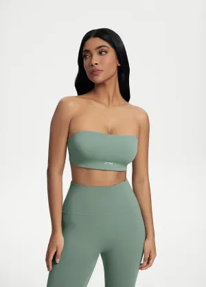 PreShrunk Fabric Back-Clasp Bandeau Top