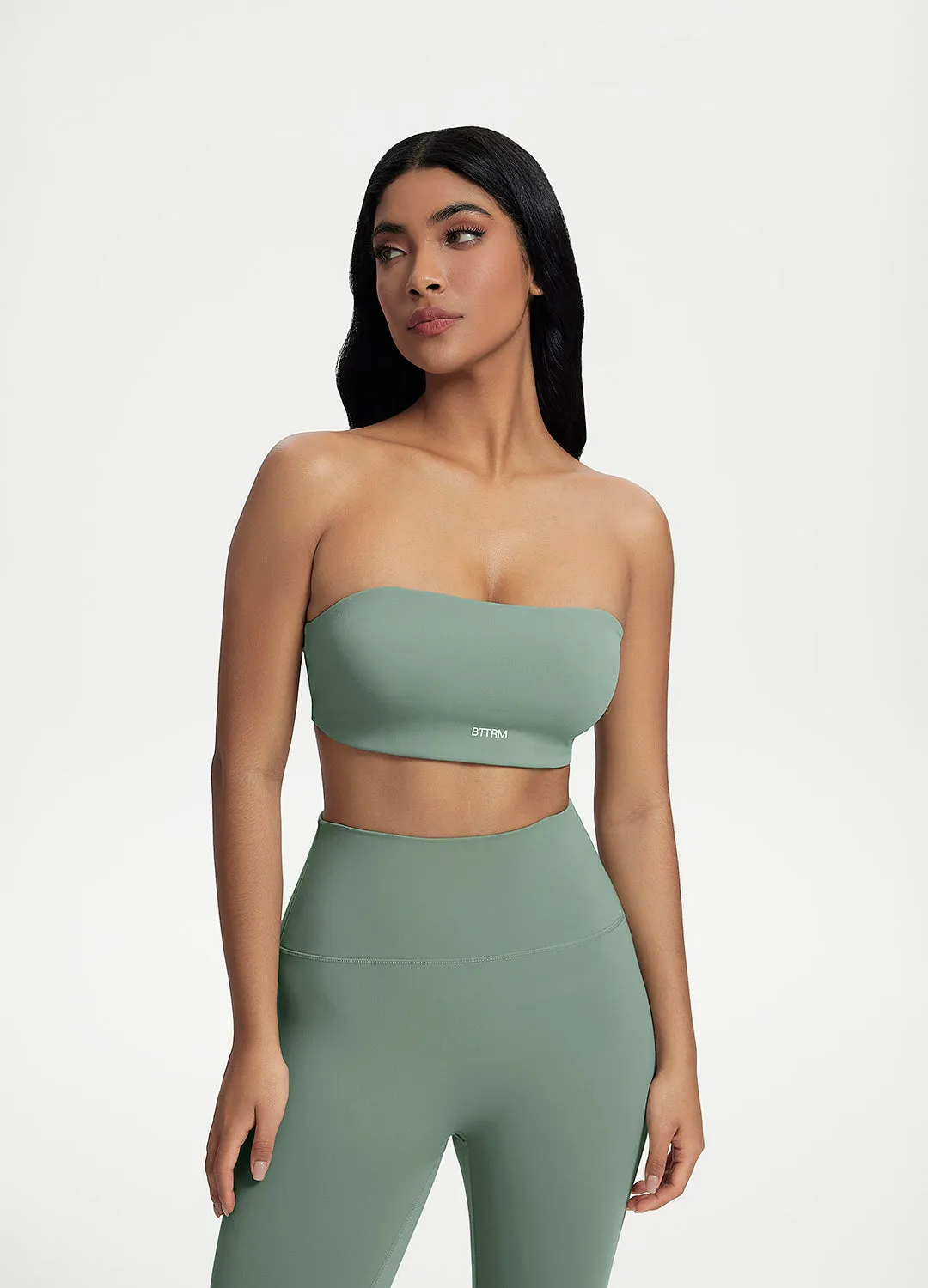 PreShrunk Fabric Back-Clasp Bandeau Top