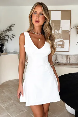 Playful Design Effortless Style Morelle Dress - White